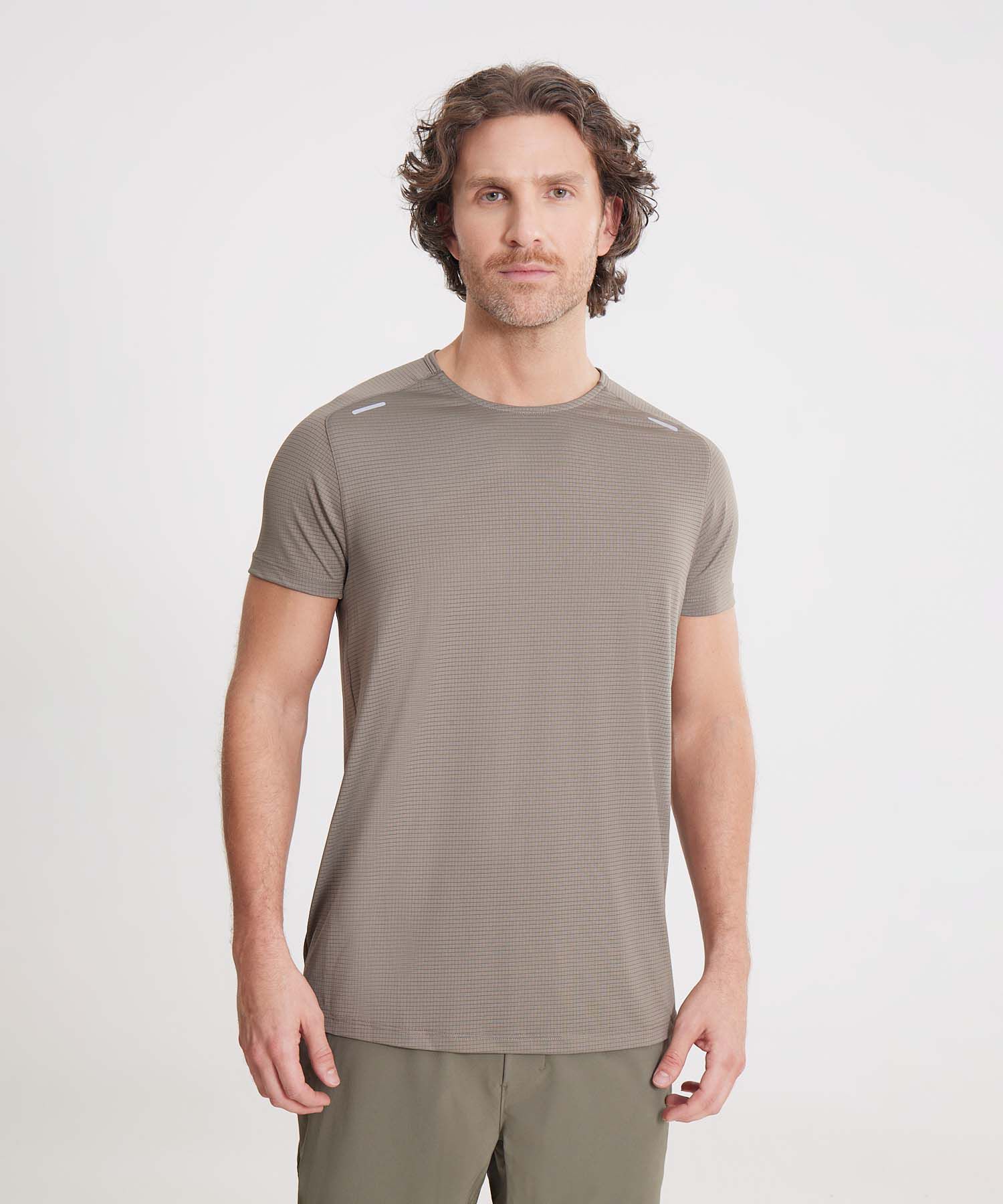 Camiseta Para Hombre Oliva