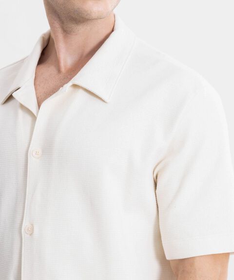 Camisa Para Hombre Beige